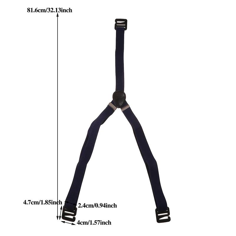 Bretelles pour hommes de 2.5cm de largeur, nouveau bretelles créatives à 3 crochets, pantalons décon