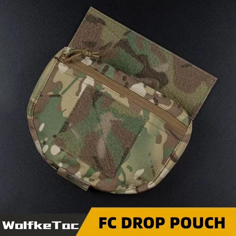 Gilet de chasse, sac banane, porte-plaque, poche FCPC V5, plate-forme de poitrine, pochette de chute