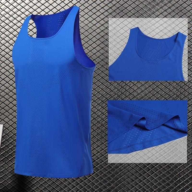 T-shirt sans manches pour hommes, vêtements de sport, basket-ball, Fitness, entraînement, débardeur,