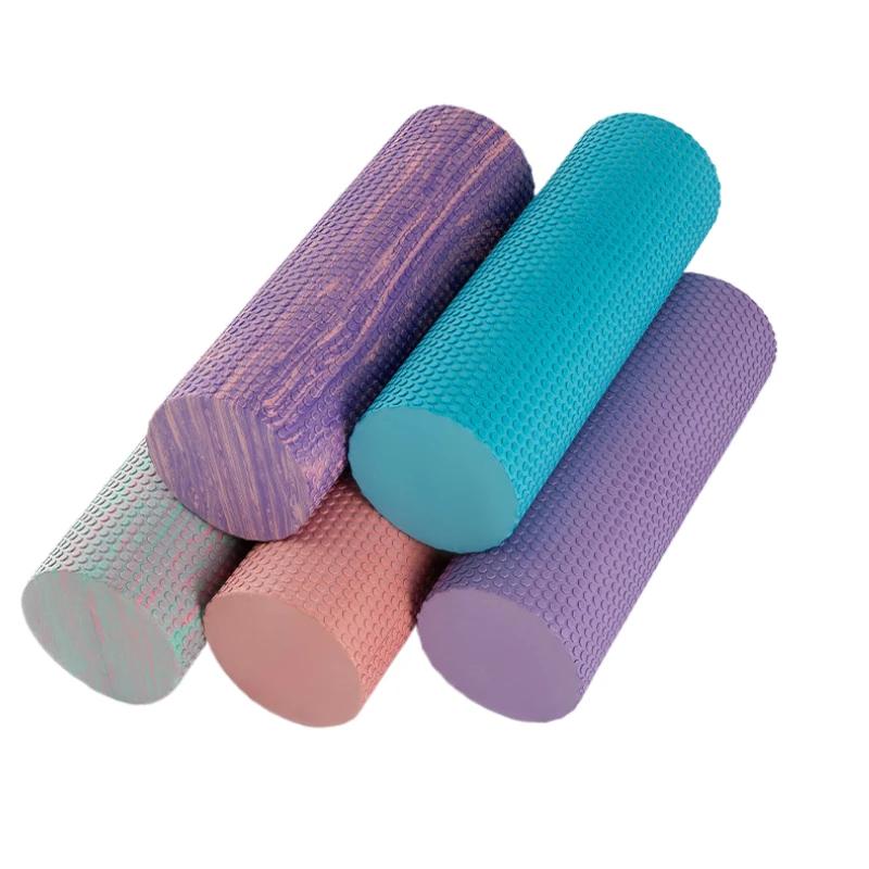 Rouleau de mousse Eva 30/45/60cm, colonne de Yoga, rouleau de Massage Pilates, tissu musculaire, blo