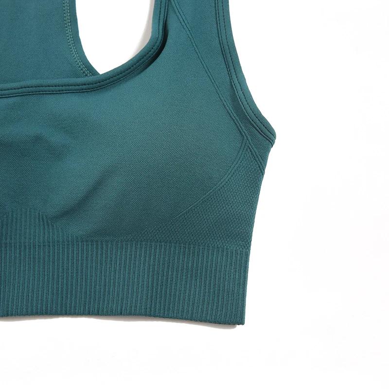 Leggings rembourrés sans couture femme - Ensemble sport 2 pièces yoga et fitness confort optimal