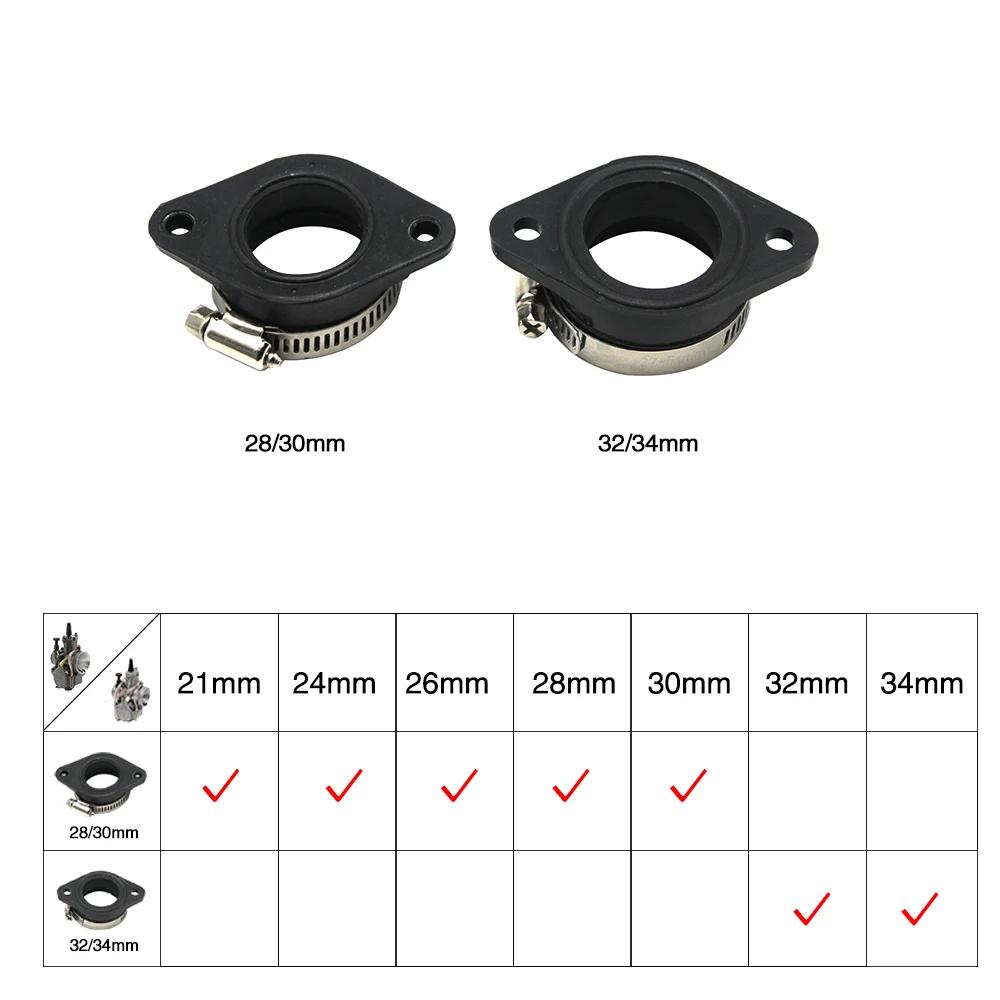 ZSDTRP adaptateur de carburateur de moto 28 30mm collecteur de démarrage pour PWK PE TM carburateur