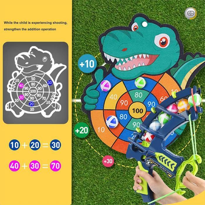Cible de lance-pierre de sport Montessori pour enfants, jeu de fléchettes collantes, jeux de société