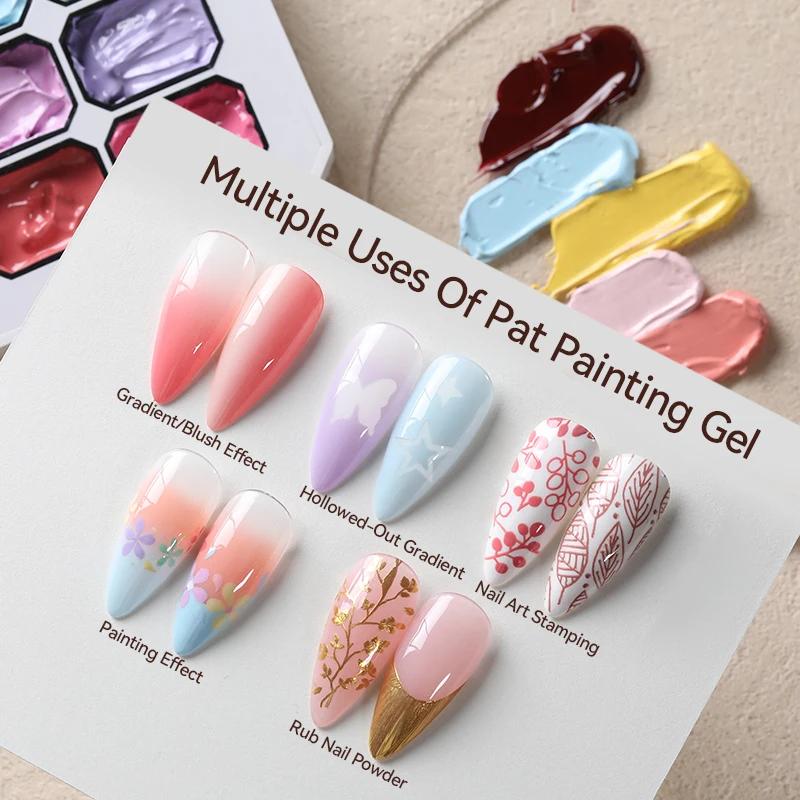 UR SUGAR 9 couleurs Pat peinture Gel ongles 4 en 1 Semi Permanent tremper les ongles UV LED utilisés
