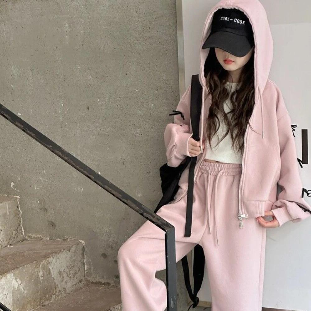 Bear Leader – ensemble pour filles, mode coréenne, décoration avec nœud rose, manches longues, ferme