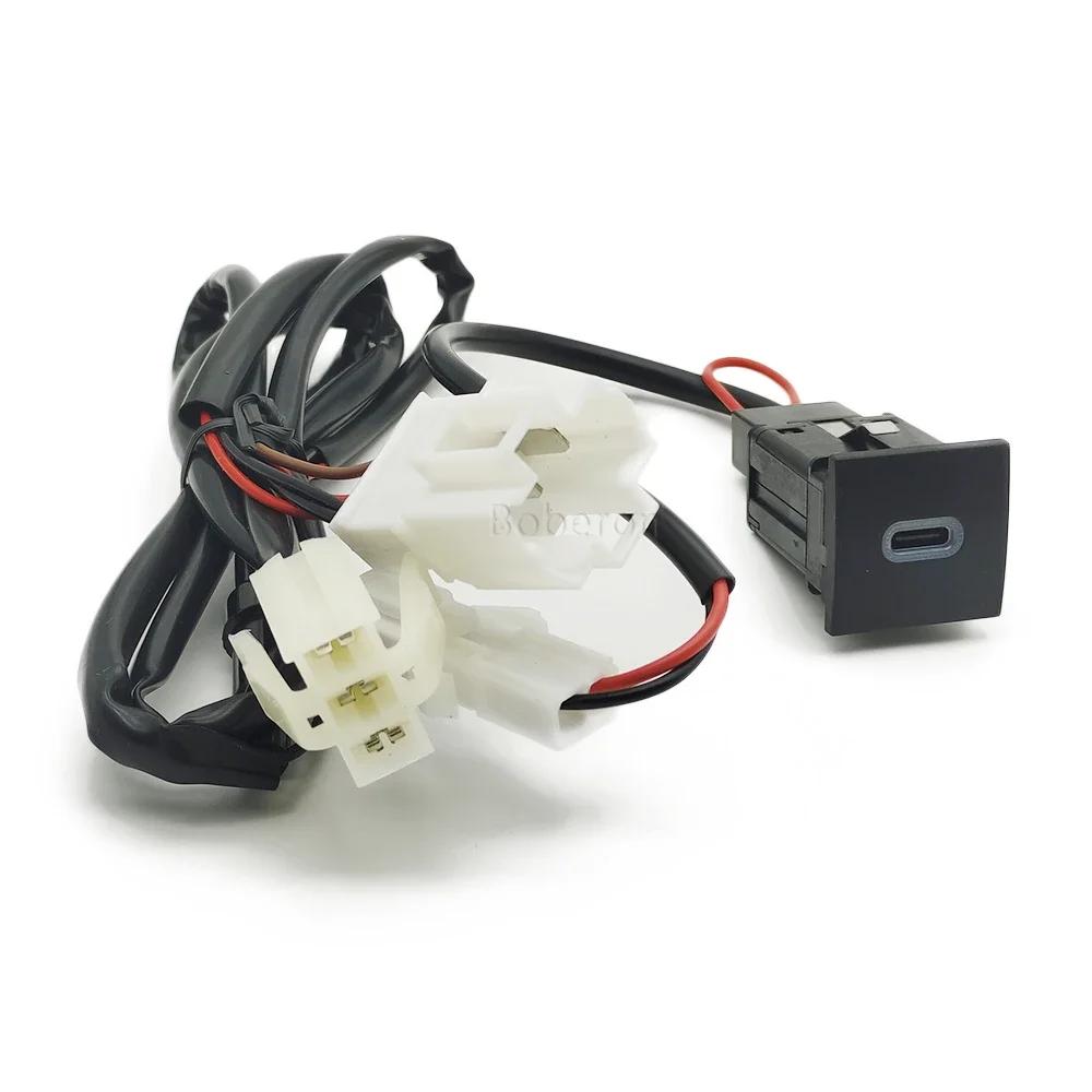 Prise de charge rapide PD Type-C pour voiture, adaptateur d'alimentation à charge rapide pour VW Gol