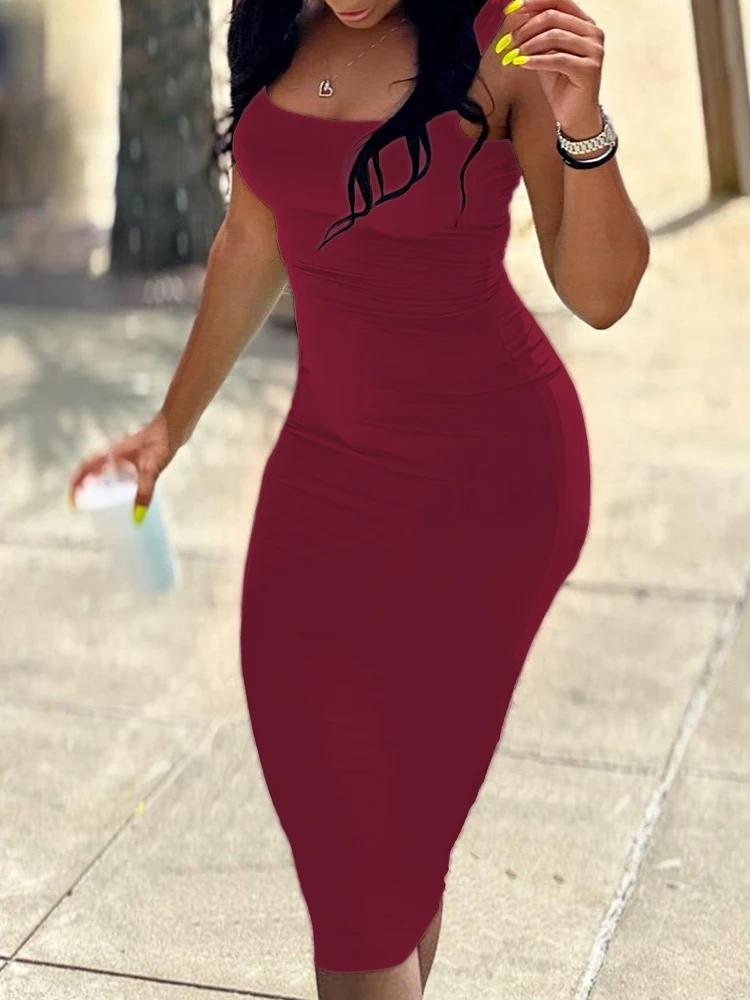 AliExpress été Sexy débardeur robe européenne et américaine grande taille femmes sans manches robe m
