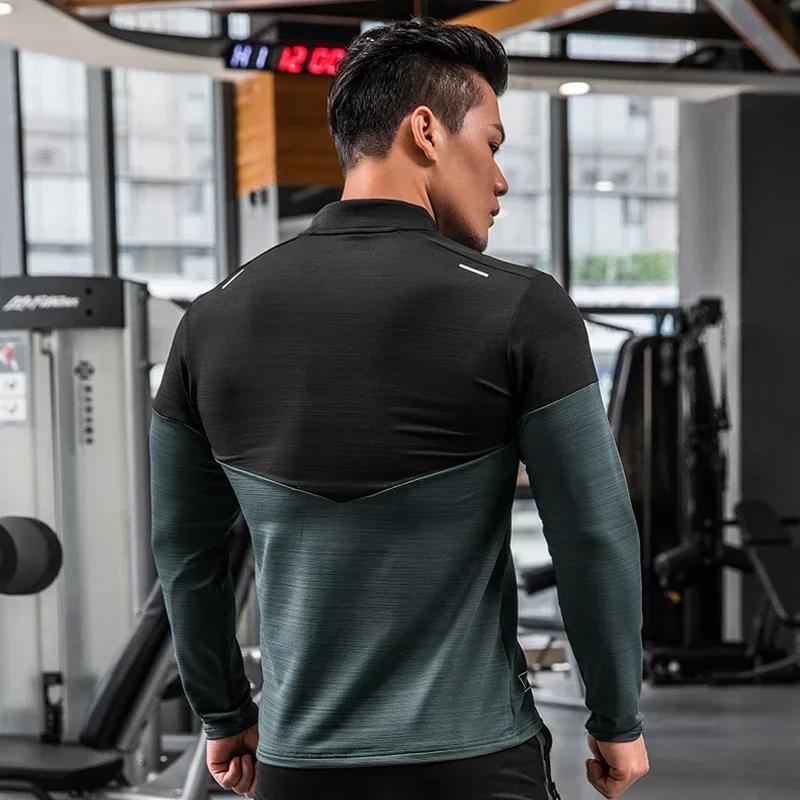 Chemise de Compression de gymnastique pour hommes Rashgard Fitness manches longues vêtements de cour