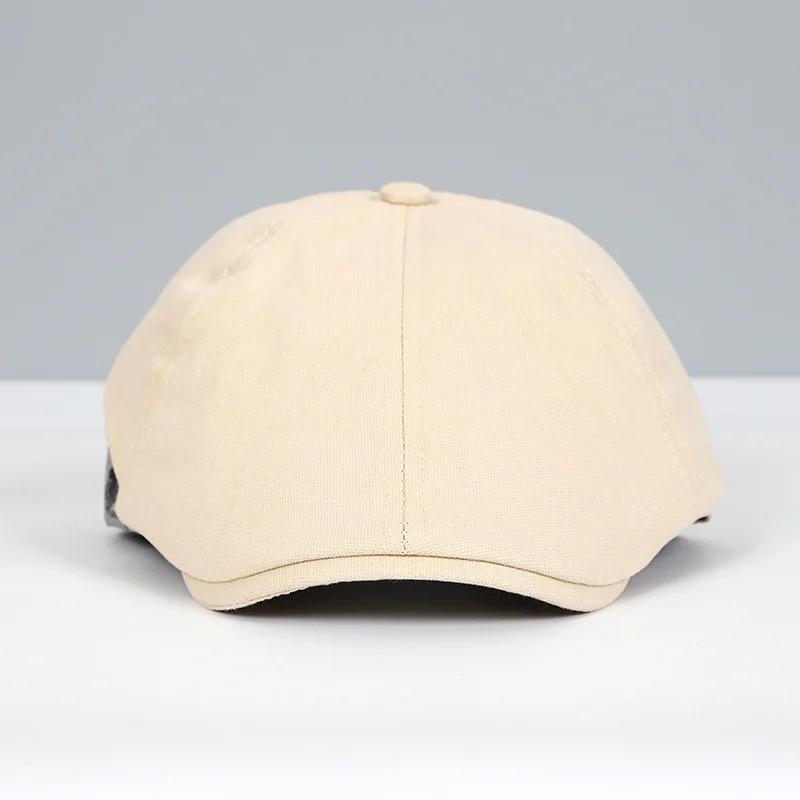 Casquettes en coton Peaky Blinders pour hommes, bérets de Style occidental britannique, casquette de