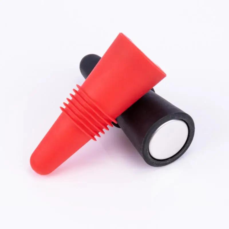 Bouchon de bouteille de vin en Silicone, 5 pièces, bouteille de boisson, anti-fuite, bouchons de sce