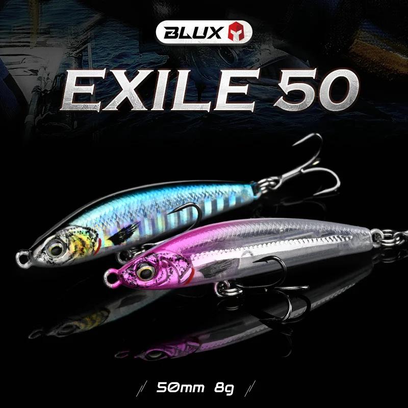 BLUX EXILE 50 crayon à gravité coulant bâton lourd leurre de pêche 50MM 8G eau salée sans lèvres vai