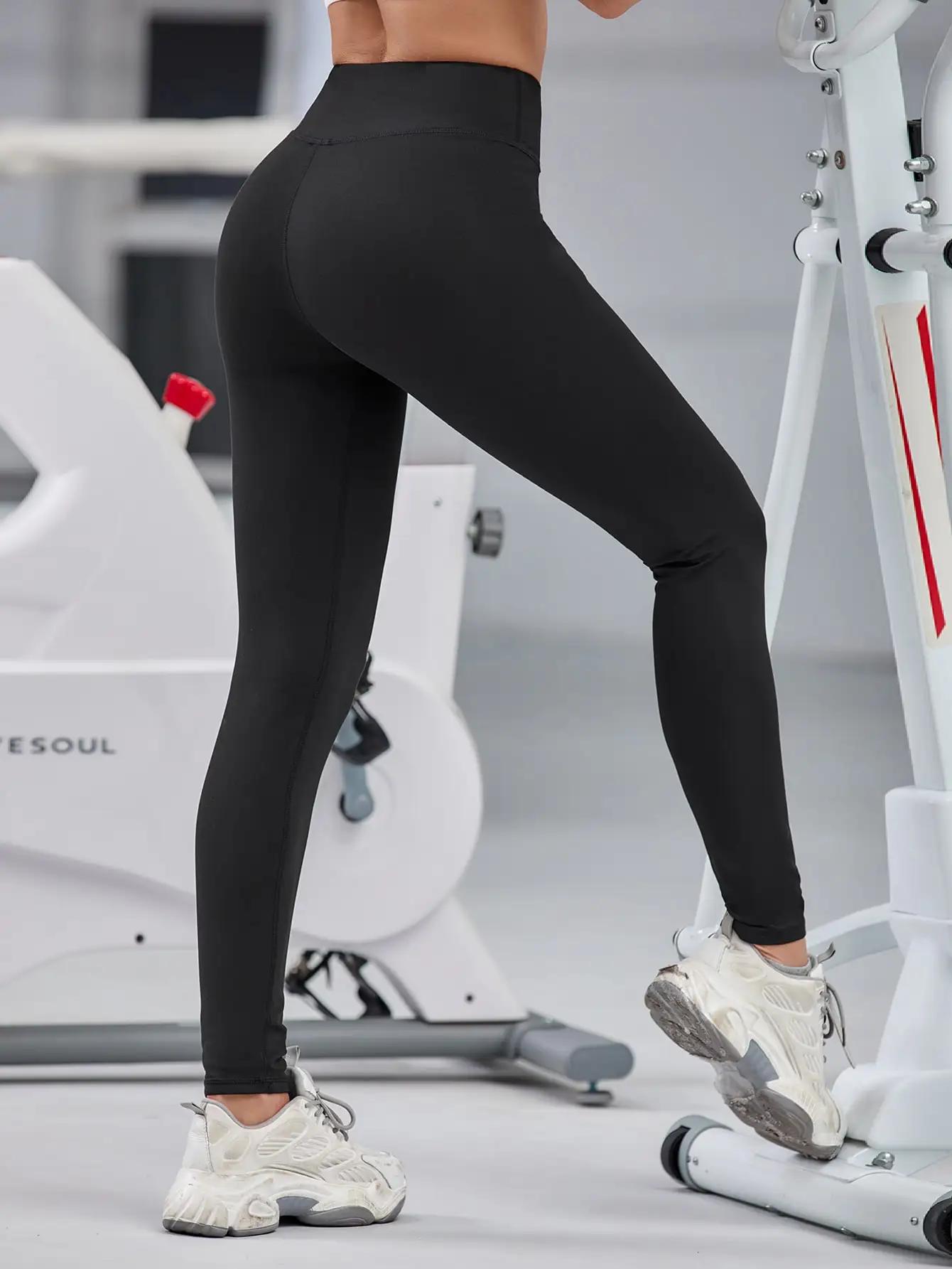 Femmes Sport Leggings Fitness Running Taille Haute Nu Sentiment Push Up Pantalon De Yoga Gym Fille C