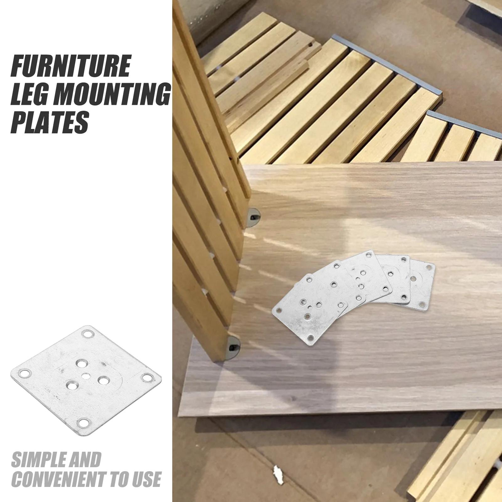 Pièces de connexion pour meubles, plaques de montage pour pieds de canapé, supports de réparation su