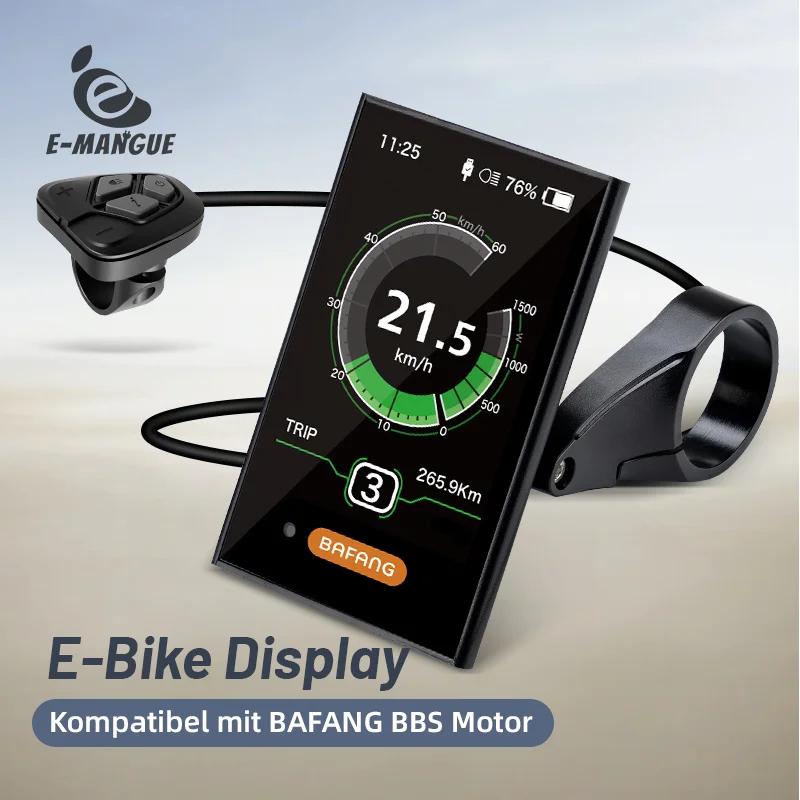 Bafang-Affichage de vélo électrique DPC18, port de charge USB, compteur de vitesse pour moteur à ent