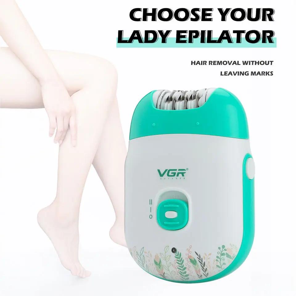 Original VGR Rechargeable femmes épilateur électrique femme épilateur pour visage Machine d'épilatio