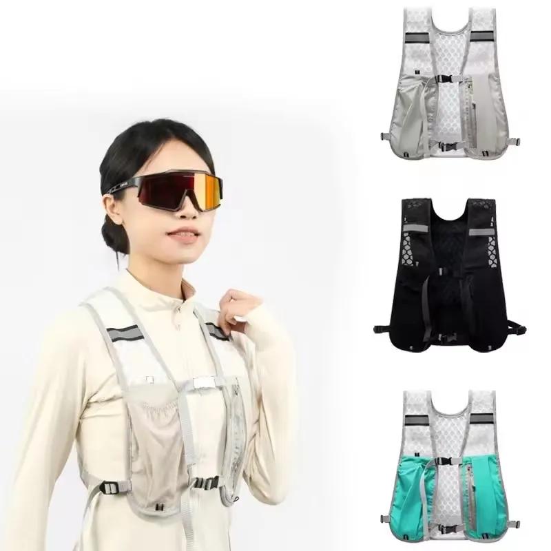 Ventes d'usine course hydratation gilet sac à dos pour randonnée cyclisme Marathon léger eau poitrin