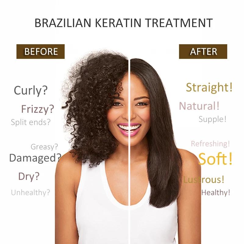 PURC-Formol brésilien KerBrian pour le traitement des cheveux, lissage, lissage, 0%, 5%, 8%, 12%, 30
