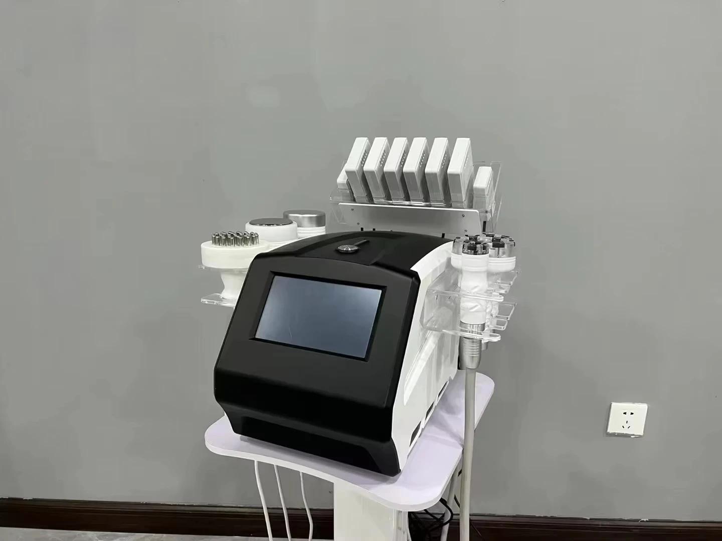 Dispositif amincissant sous vide par Cavitation 80K, Drainage lymphatique, Lipolaser, drague des mér