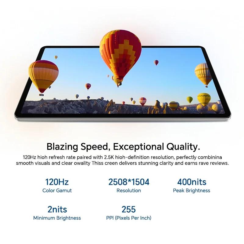 Nouvelle version mondiale HONOR Pad X9a 6GB+128GB/8GB+256GB 11,5'' Écran LCD 2,5K 120Hz Batterie 830