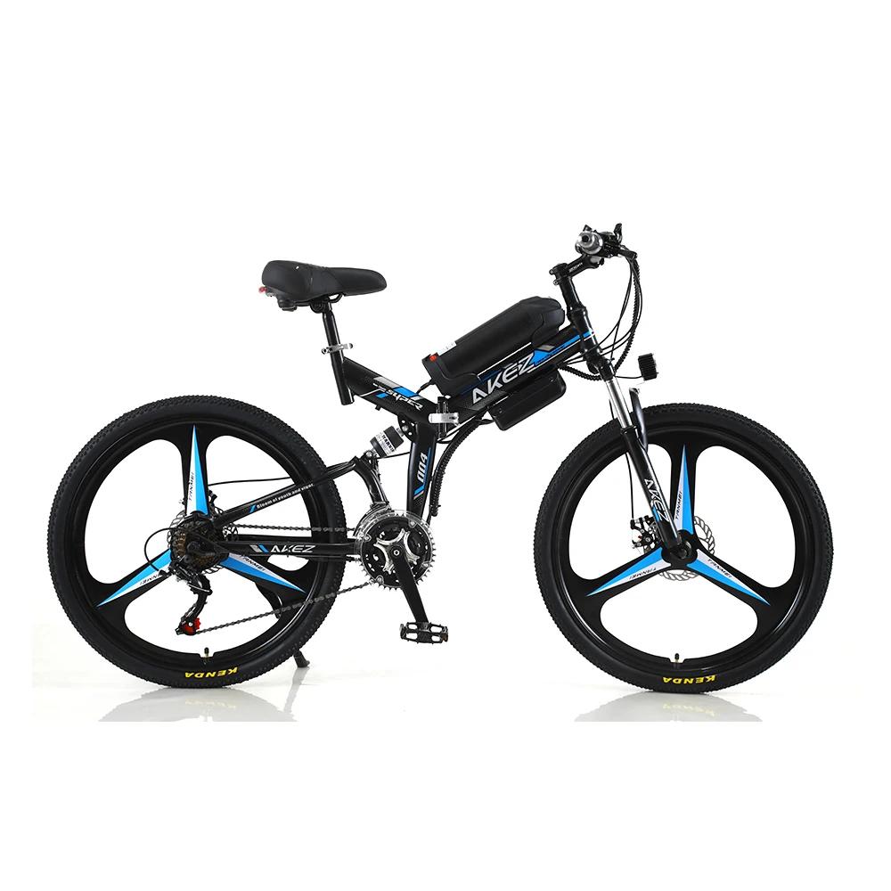 Vélo électrique pliable en gros, vélo pliant 26 pouces, vélo électrique 350W longue portée