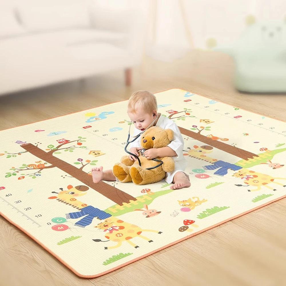 EPE hler-Tapis de jeu pour bébé, optique, écologique, pliable, pour la sécurité des enfants