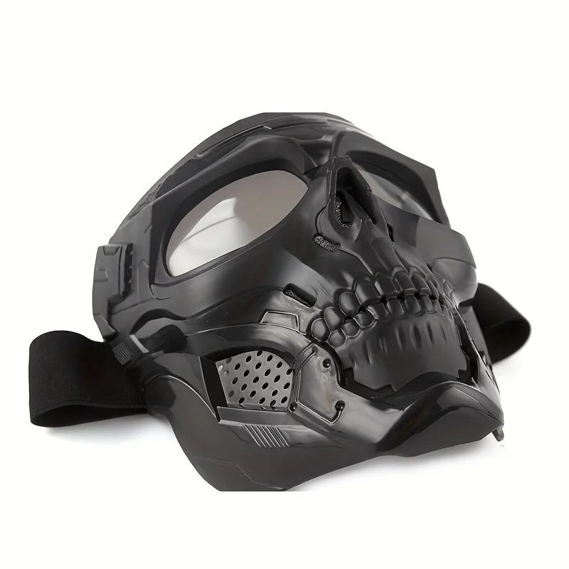 Masque de crâne de moto, lunettes coupe-vent, lunettes d'équitation pour sports de plein air, access