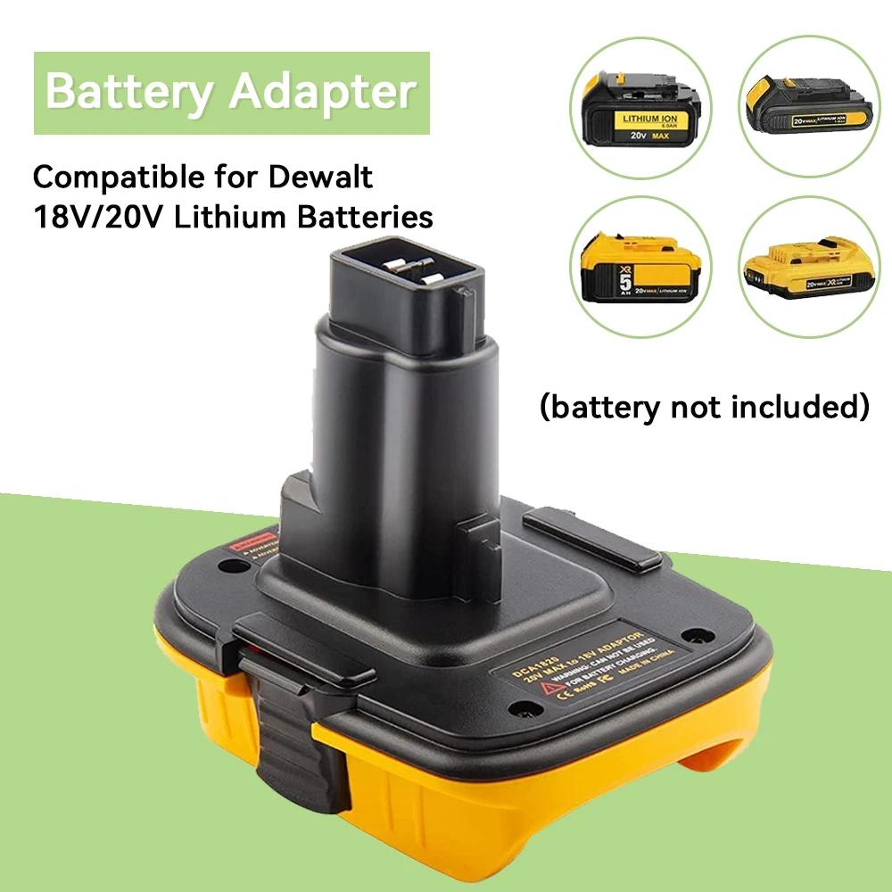 Adaptateur de batterie 20V DCA1820 pour outils Dewalt 18V, conversion de batterie au Lithium Dewalt