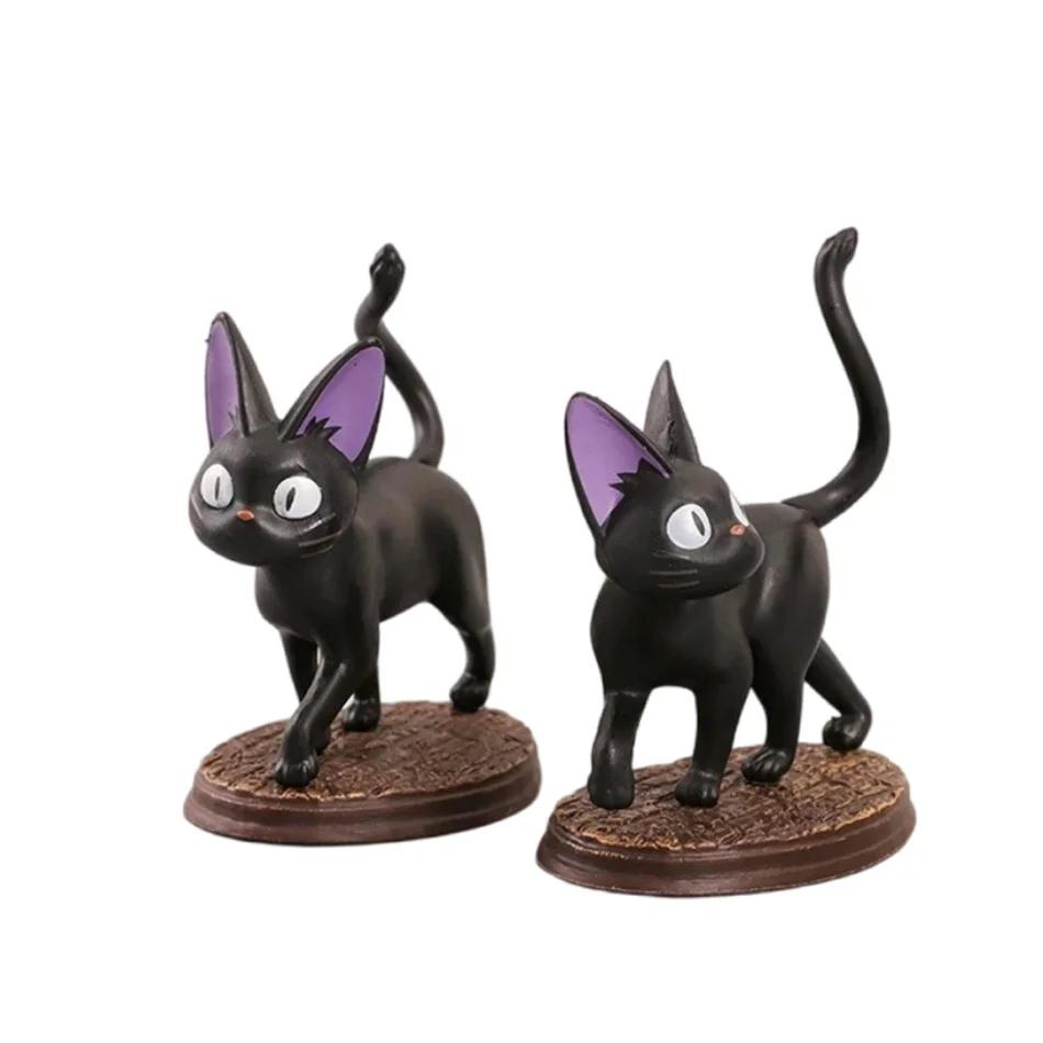 6 pièces/ensemble dessin animé chat noir Jiji Gigi Figure PVC Action jouet poupée modèle ensemble ch