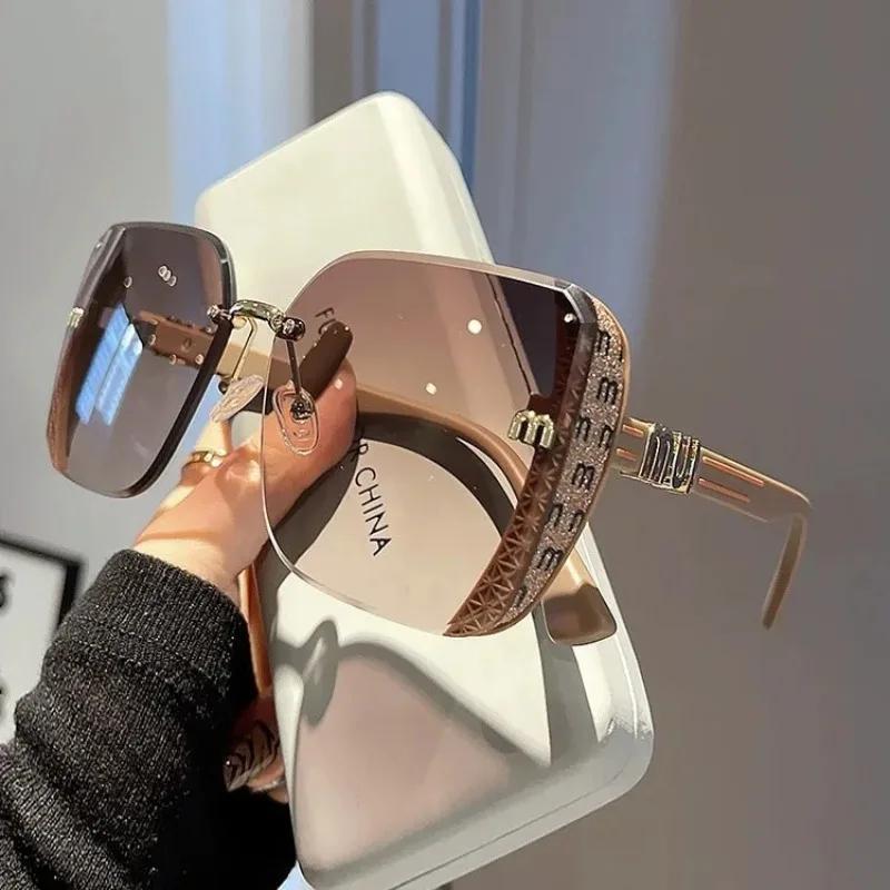 Nouvelles Lunettes de Soleil Carrées Surdimensionnées Tendance pour Femmes 2026 – Marque de Luxe, Pr