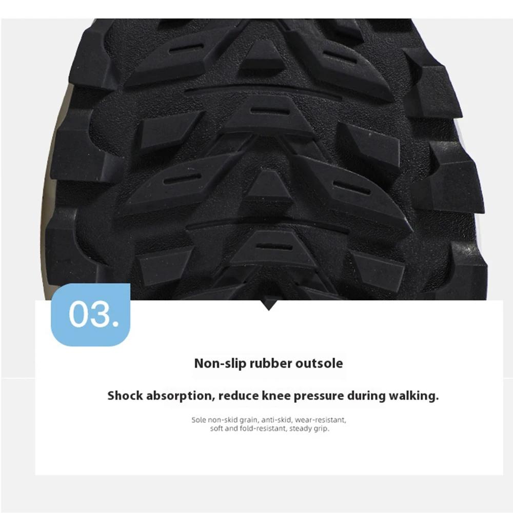HUMTTO chaussures de randonnée d'escalade en plein air pour hommes 2025 hiver baskets montantes anti