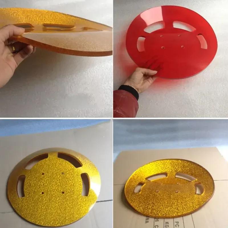 Base de tabouret en acrylique, panneau de tabouret de Bar avec Base arrière découpée arrondie pour t