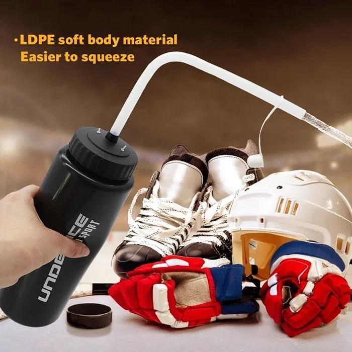 UICE bouteille d'eau de Hockey sur glace sans BPA bouteille de sport de Hockey 750/950/1000ML équipe