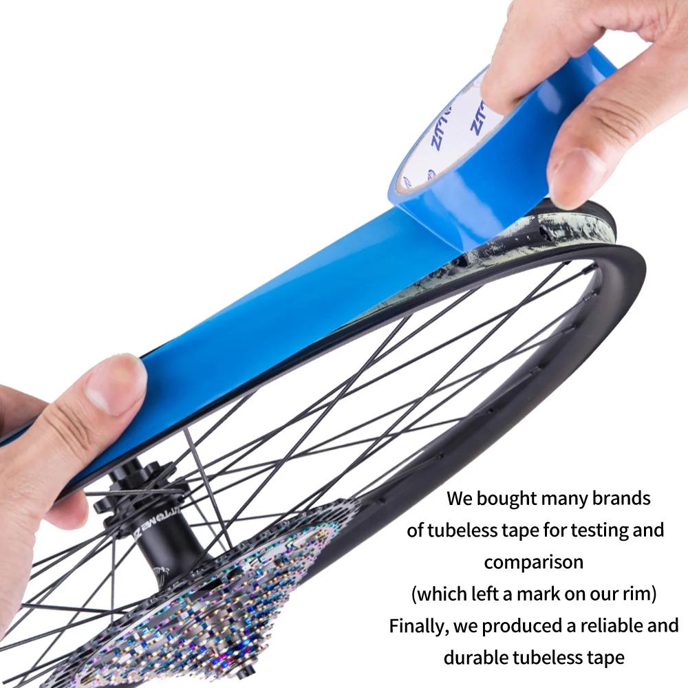 ZTTO-Bandes de jante sans chambre à air pour vélo de route et VTT, largeur 16/18/21/23/25/27/29/31/3