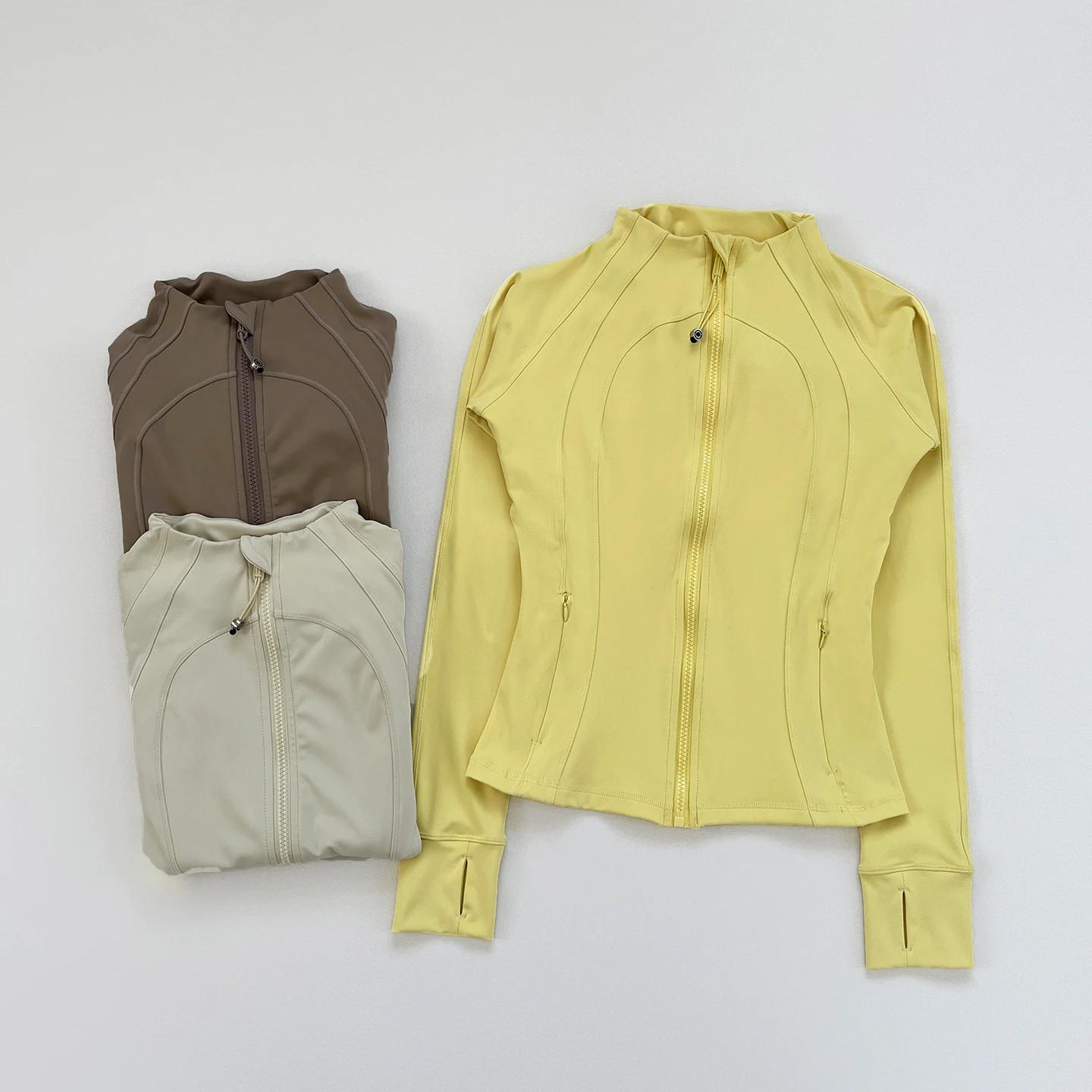 Veste de sport en tricot multicolore pour femmes, haut décontracté à manches longues, vêtements d'ex