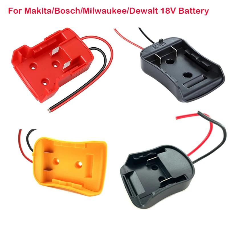 Adaptateur de batterie pour Makita/Bosch/Milwaukee/Dewalt, adaptateur de batterie 18V, connecteur d'