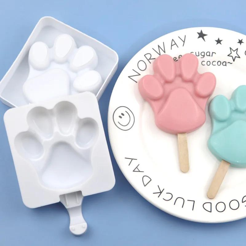 Moule à crème glacée en forme de cœur en Silicone, fabricant de sucettes glacées, plateau à glaçons
