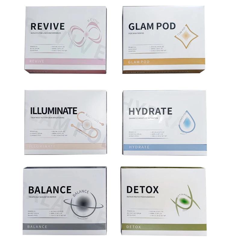 7 Types d'oxygène Jet Spa Capsule sérum Gel visage CO2 oxygène bulle Machine Massage du visage exfol