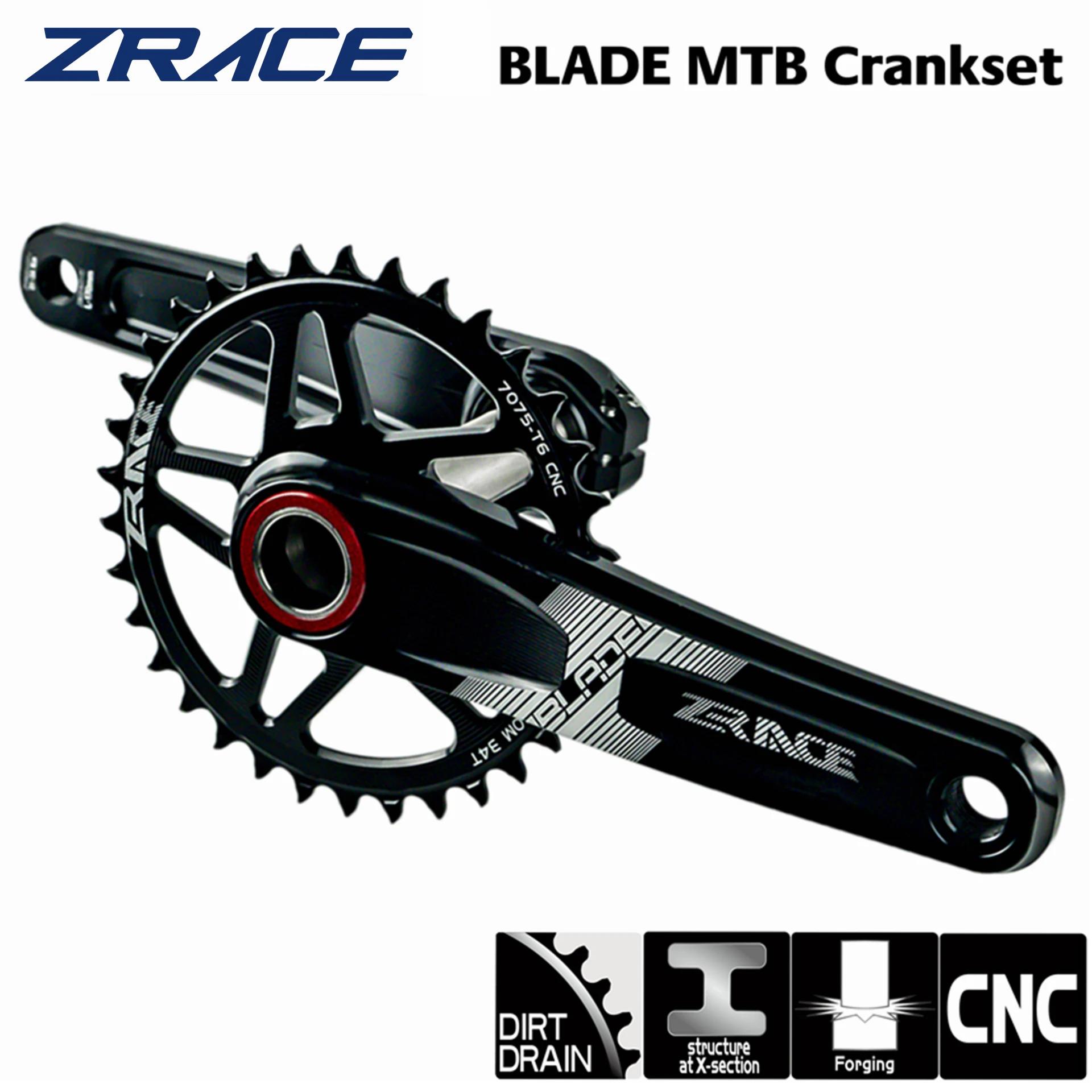 ZRACE BLADE 1x10 11 12 vitesses pédalier dent d'aigle pour vtt XC / TR / AM 170/175mm,32T/34T/36T,BB