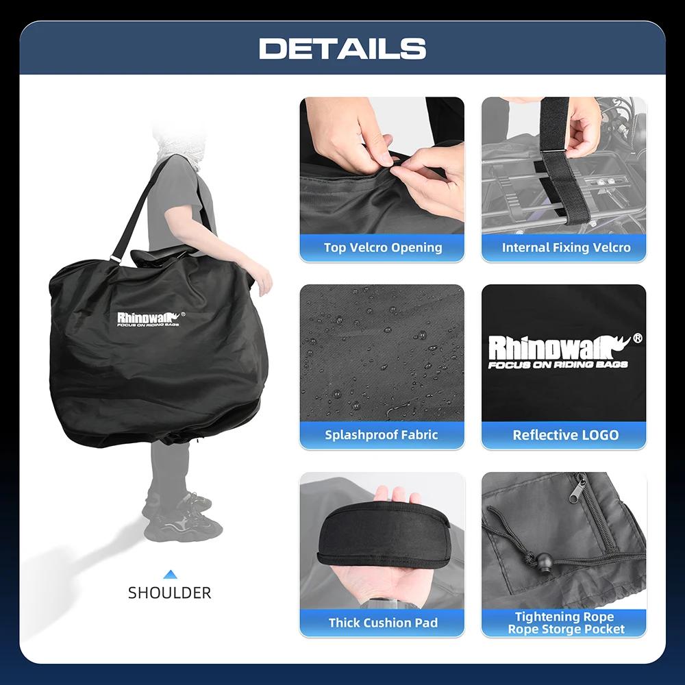 Bal inowalk-Sac de vélo pliant léger, sac de rangement portable pour vélo, sac de transport, housse