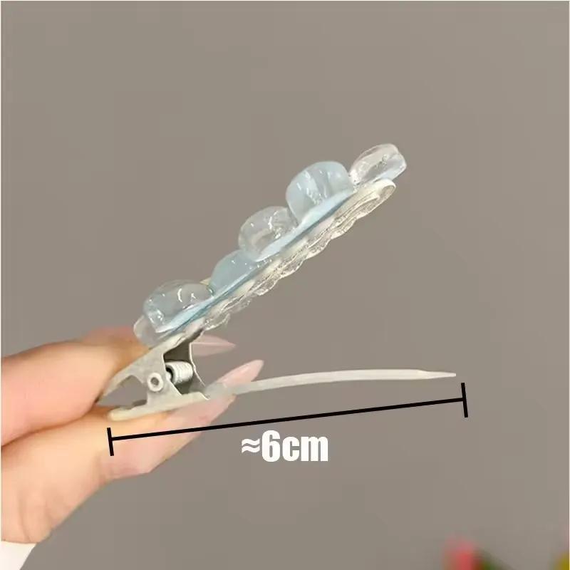 2 pièces Anime carte Captor Sakura mignon rose fleur crémeuse Bb épingle à cheveux côté pince à chev
