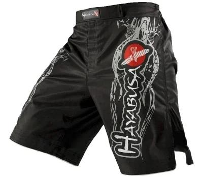 MMA noir dragon aigle sous-titres sport respirant boxe entraînement mma court kickboxing bixong shor