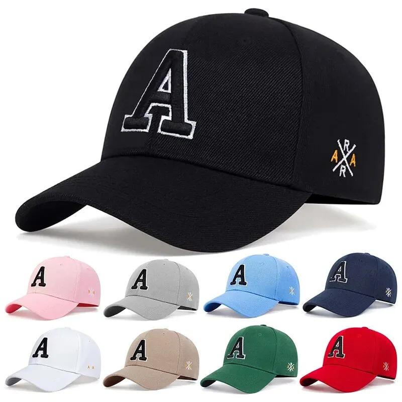 Casquettes de Baseball unisexes avec lettres latérales Ar brodées, chapeaux décontractés réglables p