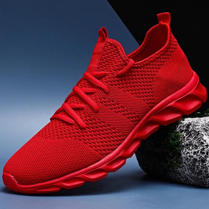 Chaussures de course en maille pour hommes, l'offre elles souples, résistantes à l'usure, chaussures