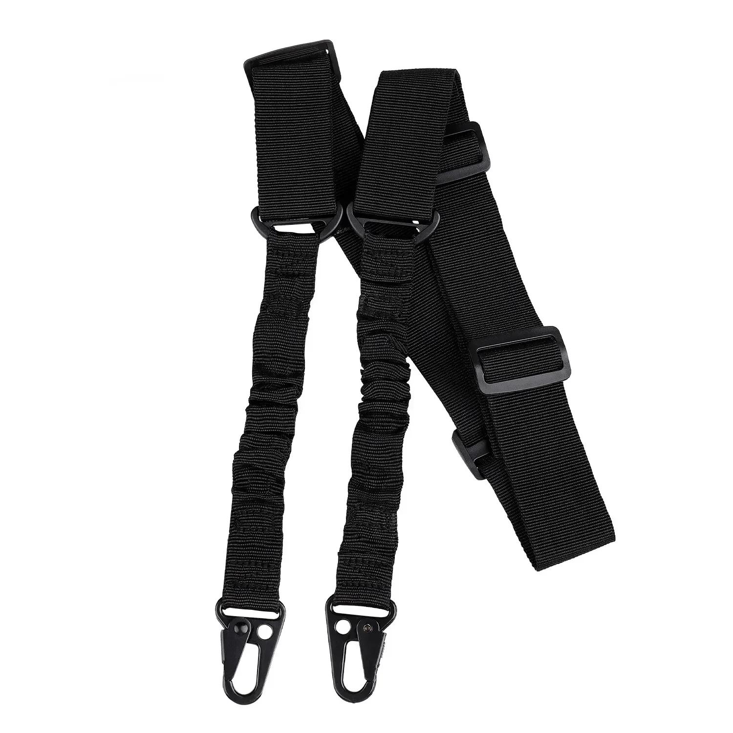 Sangle d'épaule tactique à deux Points, ceinture de fusil en Nylon Durable de l'armée, écharpe robus