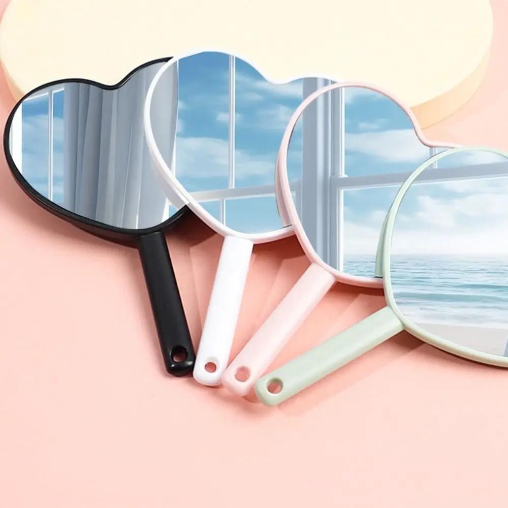 Miroir de maquillage de style Sweet Girl, mode, amour, déterminer, adapté au transport, mignon