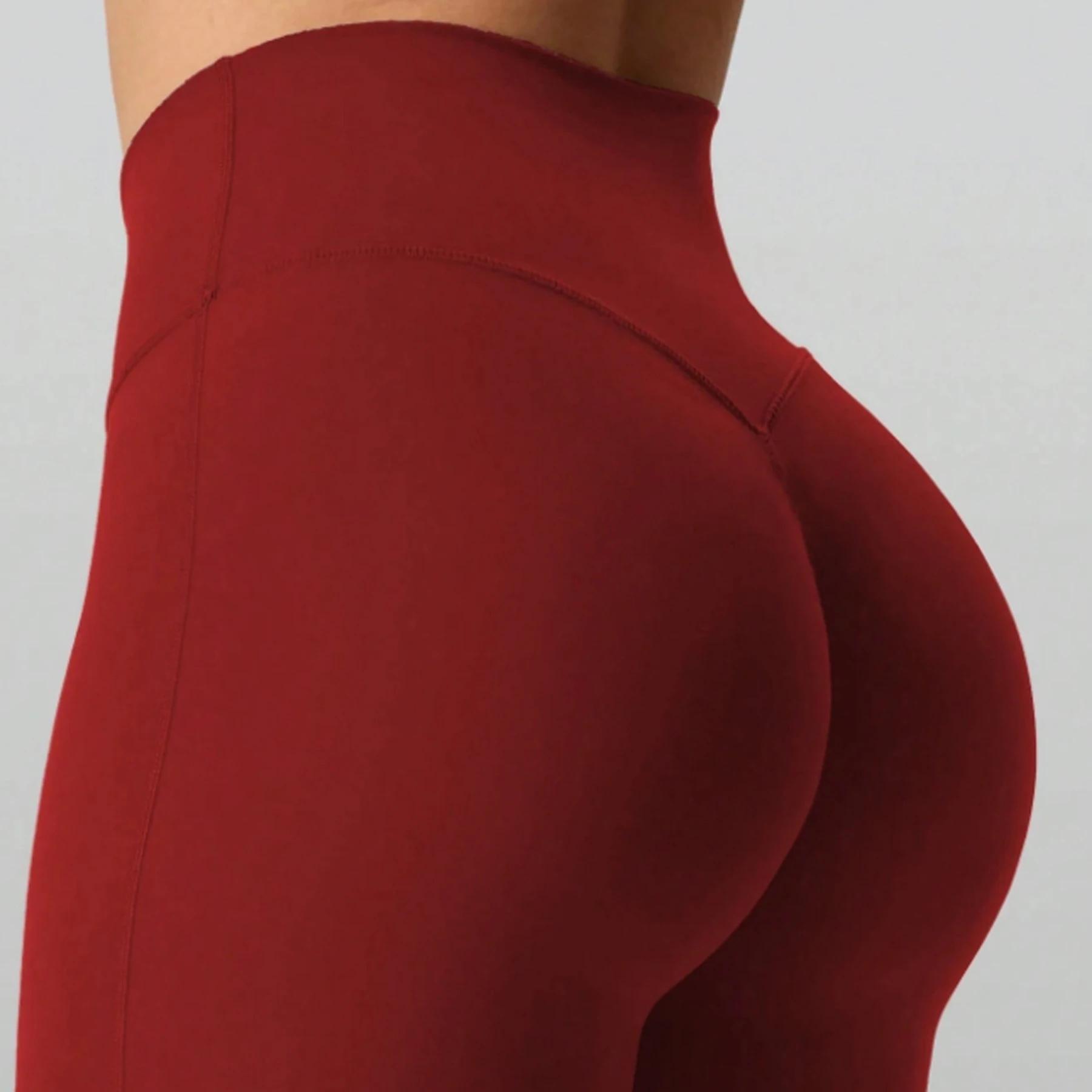 Pantalon de Yoga à jambes larges pour femmes, entrejambe de 31.5 pouces, taille haute, contrôle du v