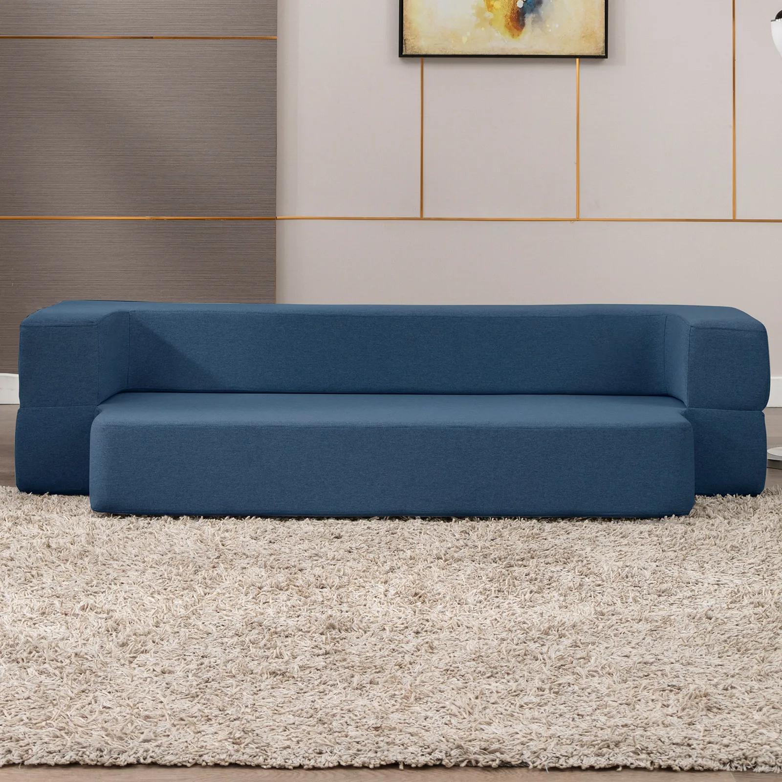 HORGgland-Canapé-lit pliant O, lit en duvet, chaise de couchage, matelas en mousse, lit jumeau