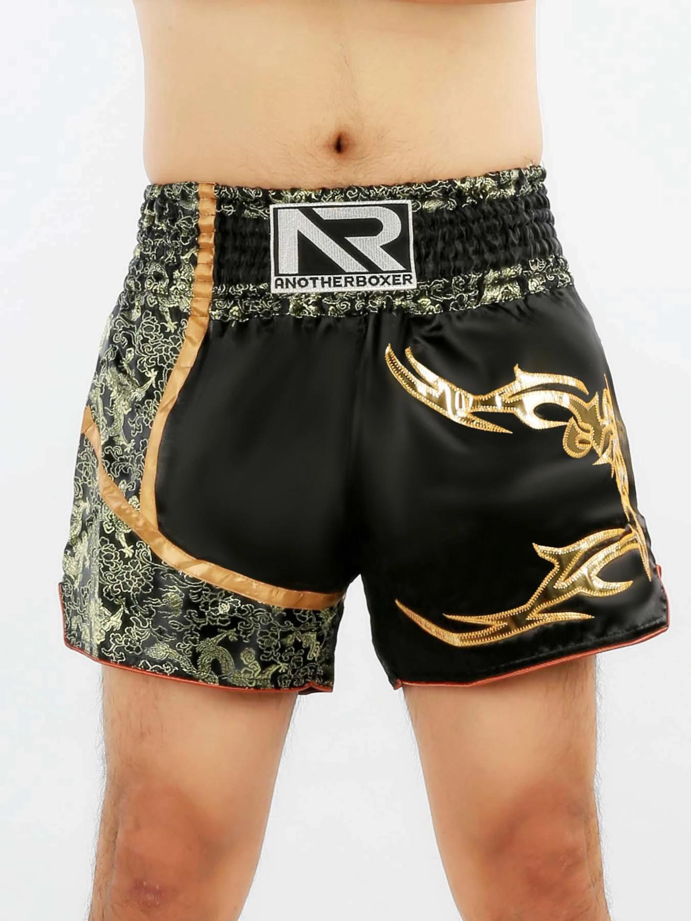 Short de boxe pour hommes, femmes et enfants, homme Muay Thai de haute qualité, short BJJ noir, pant