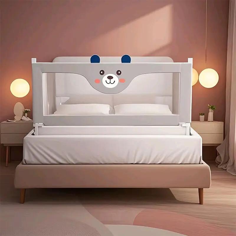 IMBABY Parcs pour Enfants Rail de Sécurité de Lit réglable en Hauteur pour Enfants Parc 0-6Y Bébés C
