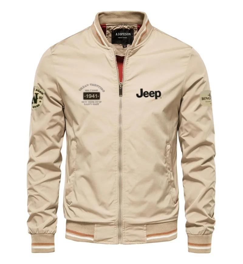 Nouvelles vestes à col de baseball Jeep 2026 de haute qualité pour le printemps et l'automne, hauts